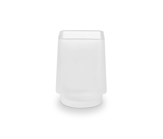 Mito Satined glass tumbler for art. A2010N | Toothbrush holders | Inda