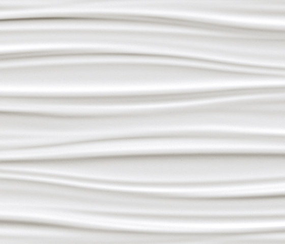 3D Wall Ribbon White Matt | Piastrelle ceramica | Atlas Concorde