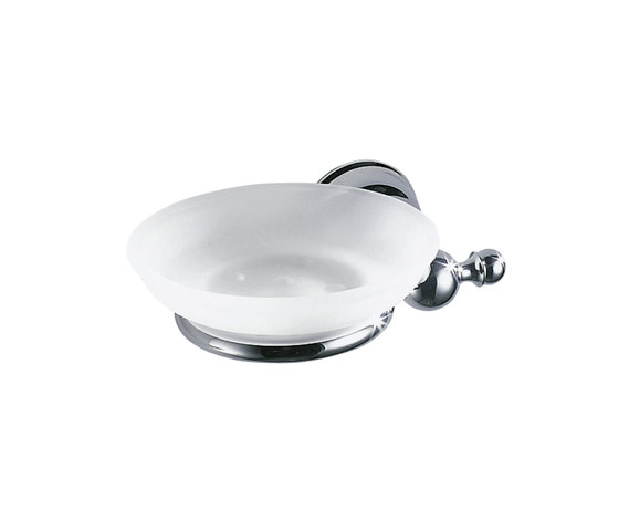 Raffaella Tabletop soap holder with glass dish | Soap holders / dishes | Inda