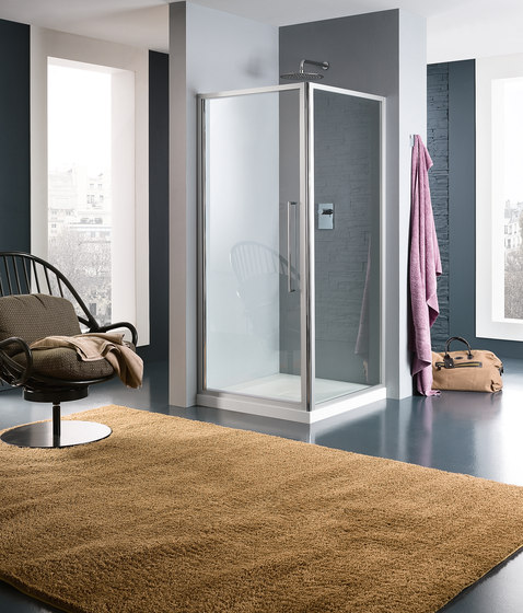 Trendy Design Pivot door | Shower screens | Inda