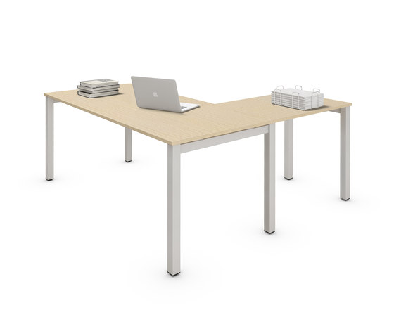 Zama Desk with Return Desks | Scrivanie | Forma 5