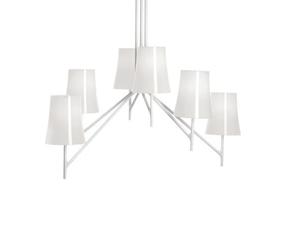 Birdie 6 ceiling white | Ceiling lights | Foscarini
