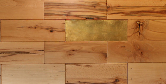 CRAFTWAND® - Wand mit Goldakzenten | Holz Platten | Craftwand
