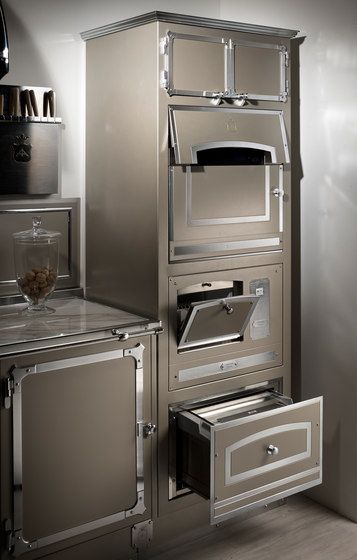 TAILOR MADE KITCHENS | CHAMPAGNE
 & SATIN NICKEL | Fitted kitchens | Officine Gullo