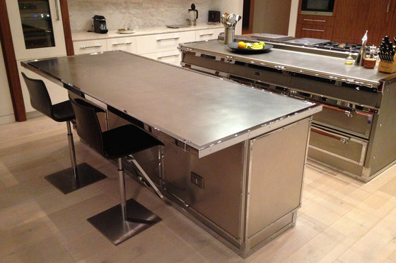 TAILOR MADE KITCHENS | STAINLESS STEEL & POLISHED CHROME KITCHEN | Cuisines équipées | Officine Gullo