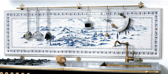 Decorated Panel "Colline" | Keramik Fliesen | Officine Gullo