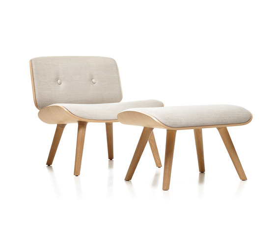 Nut Lounge Chair With Footstool | Poltrone | moooi