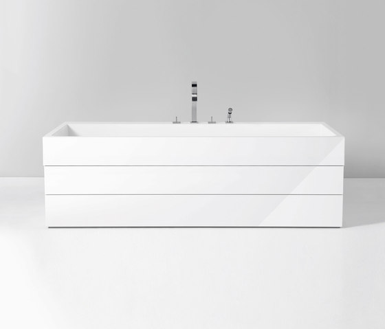 Crono | Mineral cast bath rectangular | Bathtubs | burgbad