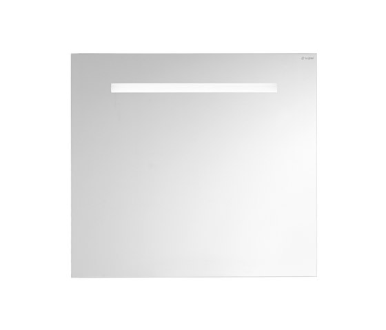 Eqio | Spiegel mit Beleuchtung mit horizontaler LED-Beleuchtung | Badspiegel | burgbad