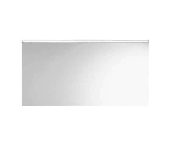 Eqio | Spiegel mit Beleuchtung mit horizontaler LED-Beleuchtung | Badspiegel | burgbad