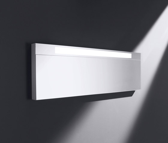 rc40 | Spiegel mit Beleuchtung mit horizontaler Beleuchtung | Badspiegel | burgbad