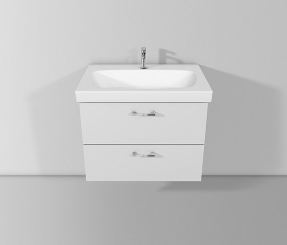 Sys30 | Plan de toilette en céramique avec meuble sous-vasque | Meubles sous-lavabo | burgbad