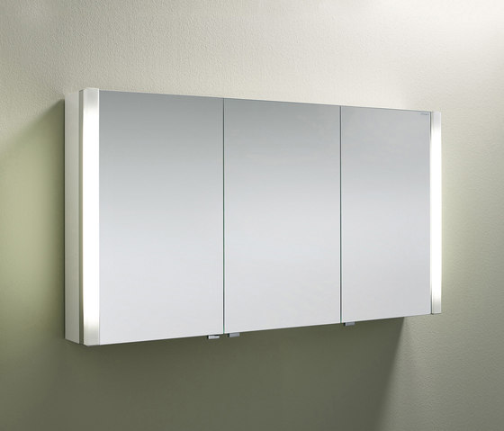 Sys30 | Mirror cabinet with vertical lighting | Mirror cabinets | burgbad