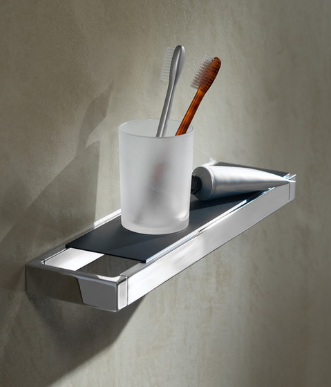 Yso | Wall rack with cup | Towel rails | burgbad