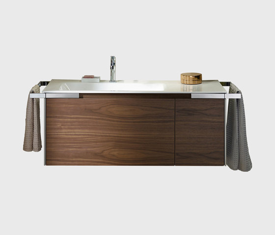 Yso | Ceramic washbasin rectangular incl. vanity unit | Mobili lavabo | burgbad