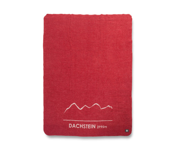 Dachstein Jacquard blanket strawberry | Coperte | Steiner1888