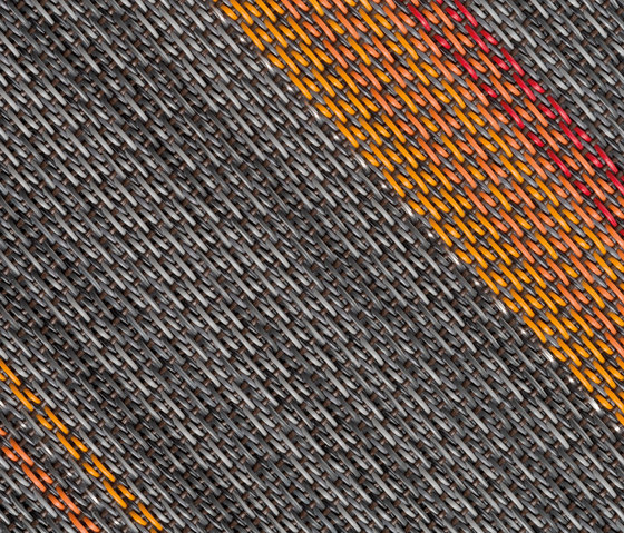 STRIPES | Lava Orange | Wall-to-wall carpets | 2tec2