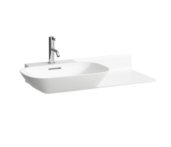 Ino | Washbasin, shelf right | Wash basins | LAUFEN BATHROOMS