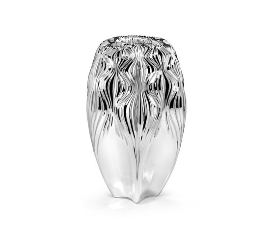 Zaha Hadid – Vase Vesu | Floreros | Wiener Silber Manufactur