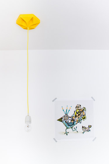 Kroonuppe Ceilingrose - Gold Yellow | Lampade plafoniere | Studio Snowpuppe