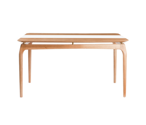 Dining Table 140 cm Oak Top and Corian | Dining tables | Red Edition