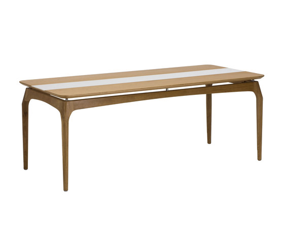 Dining Table 190 cm Oak Top and Corian | Dining tables | Red Edition