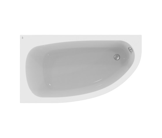 Hotline Neu Raumspar-Badewanne 1600 x 900mm (asymmetrisch links) | Bathtubs | Ideal Standard