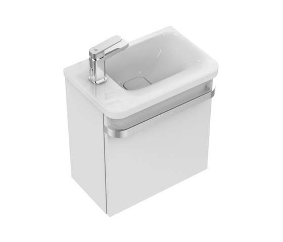Tonic II Handwaschbecken 450mm, Ablage links | Lavabi | Ideal Standard
