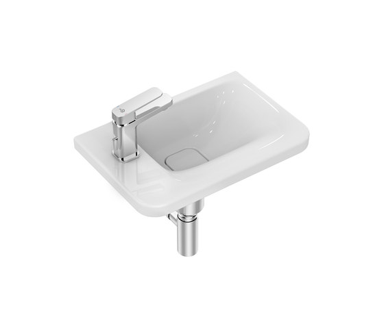 Tonic II Handwaschbecken 460 mm, Ablage links , inklusive IdealFlow | Wash basins | Ideal Standard