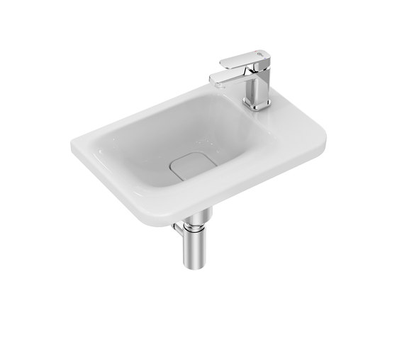 Tonic II Handwaschbecken 460mm, Ablage rechts, inklusive IDealFlow | Wash basins | Ideal Standard