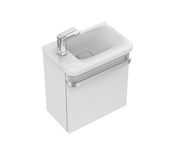 Tonic II Waschtisch-Unterschrank 450mm für Handwaschbecken (Ablage links) | Mobili lavabo | Ideal Standard