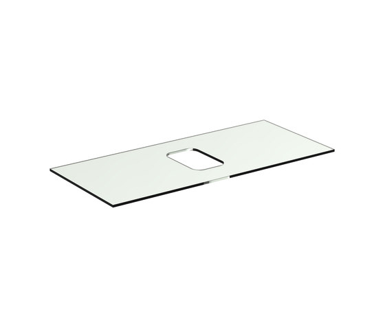 Tonic II Glaskonsole 1000mm für Schale, symmetrisch | Glas Platten | Ideal Standard