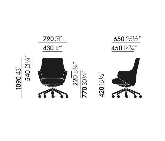 Grand Executive Lowback | Office chairs | Vitra