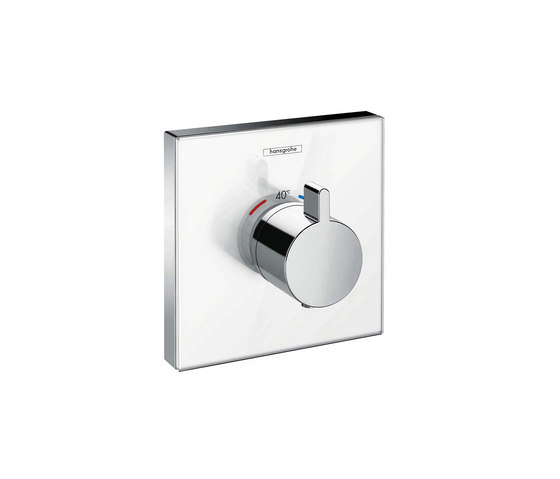 hansgrohe ShowerSelect Glas ShowerSelect glass termostato de gran caudal empotrado | Grifería para duchas | Hansgrohe