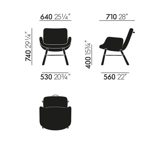 East River Chair | Armchairs | Vitra