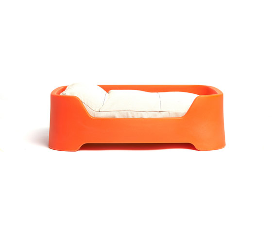 Dog’s Palace Small Orange with papyrus cushion | Dog beds | Wildspirit