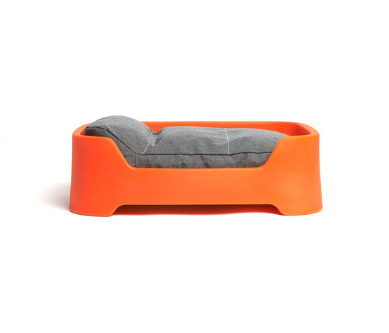 Dog’s Palace Small Orange with granite cushion | Camas para perros | Wildspirit