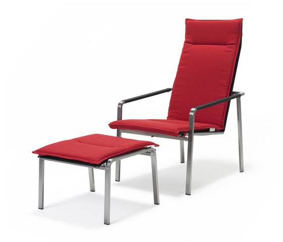 Jazz Deck Chair and Footstool | Armchairs | solpuri