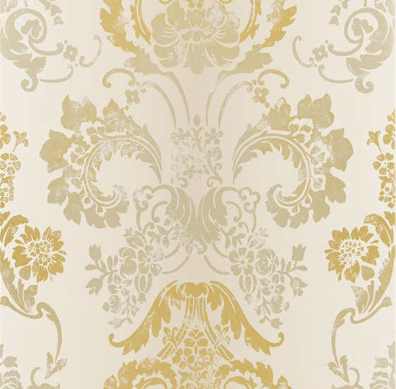 Alexandria Wallpaper | Kashgar - Gold | Dekorstoffe | Designers Guild