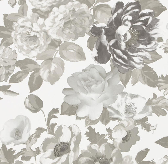 Alexandria Wallpaper | Roseus - Linen | Drapery fabrics | Designers Guild