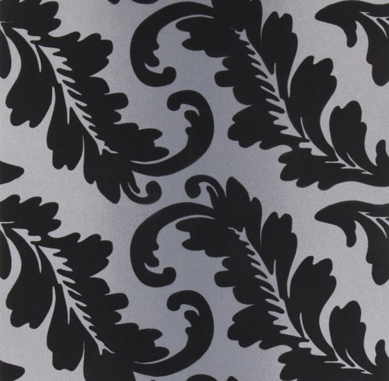 Alexandria Wallpaper | Ardassa - Graphite | Drapery fabrics | Designers Guild