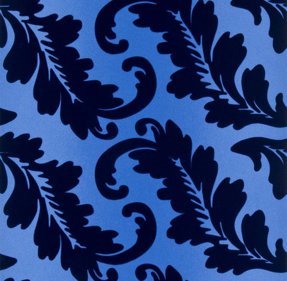 Alexandria Wallpaper | Ardassa - Cobalt | Tessuti decorative | Designers Guild