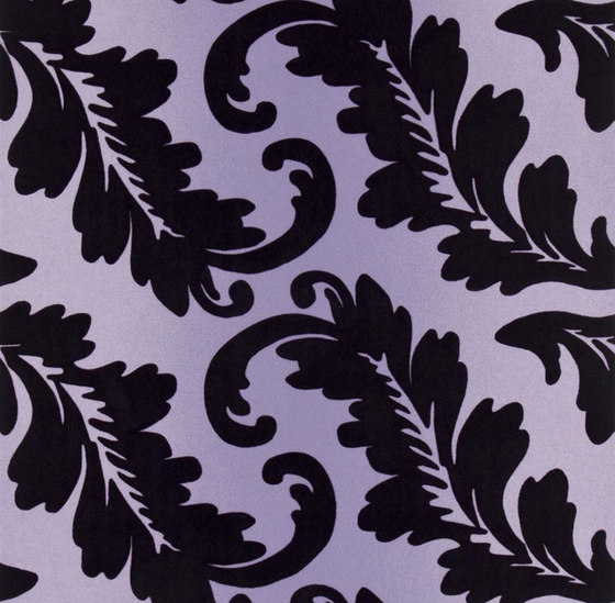 Alexandria Wallpaper | Ardassa - Amethyst | Drapery fabrics | Designers Guild