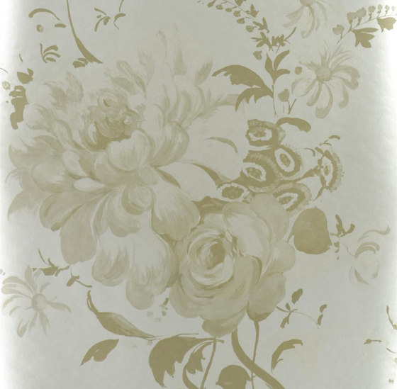 Amrapali Wallpaper | Mehsama - Gold | Tissus de décoration | Designers Guild