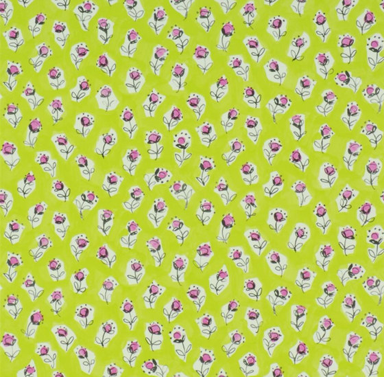 Around The World  Wallpaper | Daisy Patch - Apple | Wall coverings / wallpapers | Designers Guild