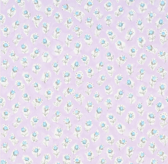 Around The World  Wallpaper | Daisy Patch - Lilac | Wall coverings / wallpapers | Designers Guild