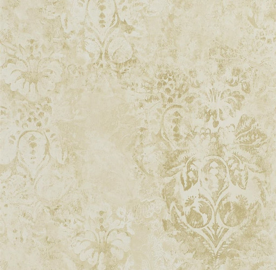 Boratti Wallpaper | Gessetto - Gold | Wall coverings / wallpapers | Designers Guild
