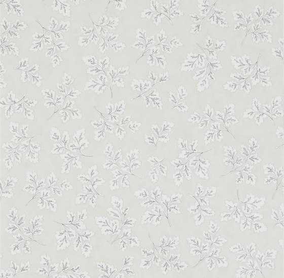 Brera Wallpaper | Meadow Leaf - Alabaster | Carta parati / tappezzeria | Designers Guild