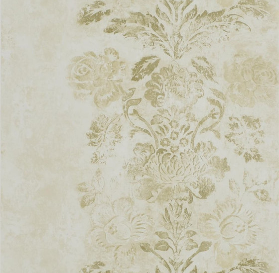 Caprifoglio  Wallpaper | Damasco - Gold | Dekorstoffe | Designers Guild