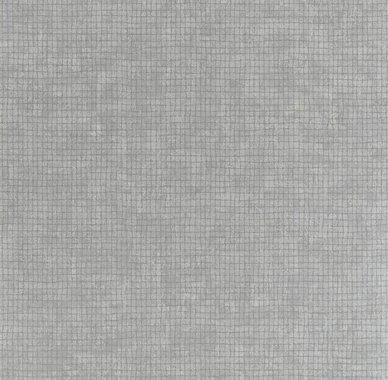 Castellani Wallpaper | Tesserae - Silver | Drapery fabrics | Designers Guild